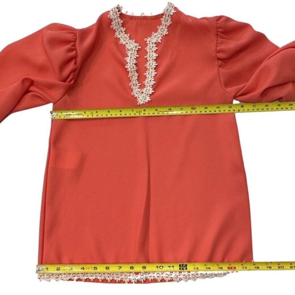 THE‎ COMPETITOR Long Sleeve Boho Tunic Top Dance Costume Girls MC Salmon Theater - Picture 10 of 11